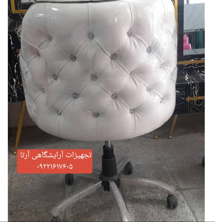 صندلی کپ مدل چستر لمسه دست دوز نشیمن فوم سرد روکش چرم